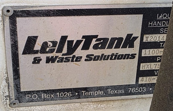 1100 Gal Septic Tank